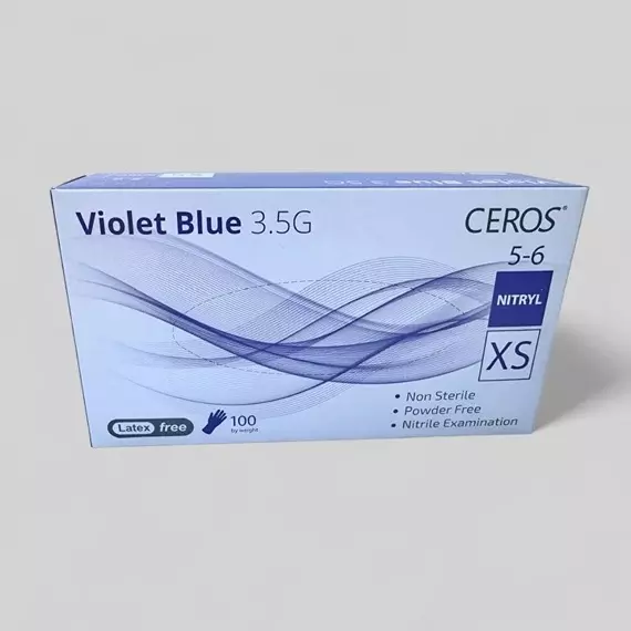 CEROS / Нітрилові рукавички нестерильні / Violet Blue