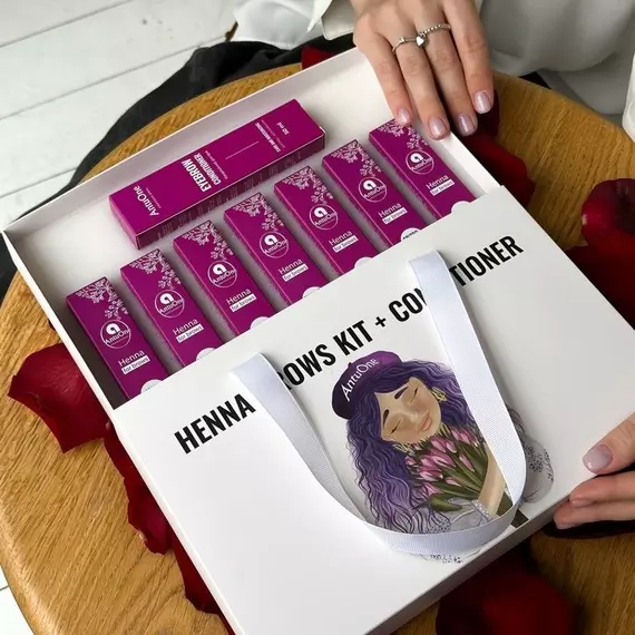 AntuOne / Набір хни 7г + Кондиціонер для брів