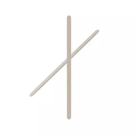 NIKK MOLE / Набір шпателів дерев’яних  для воску / №4 / 100 шт