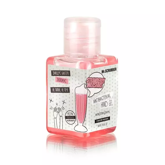 Mr.SCRUBBER / Антисептик для рук / Strawberry Milkshake / 30 мл