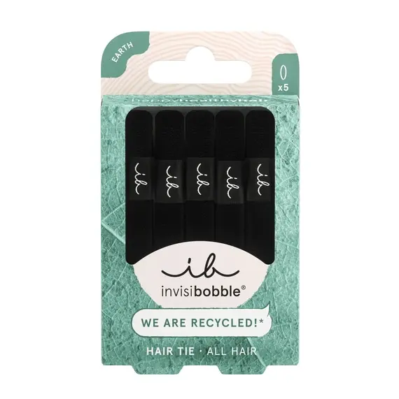 Invisibobble / Резинка-браслет для волосся / HAIR TIE Black / 5 шт/уп