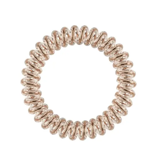 Invisibobble / Резинка-браслет для волосся / SLIM Bronze Me Pretty / 3 шт/уп
