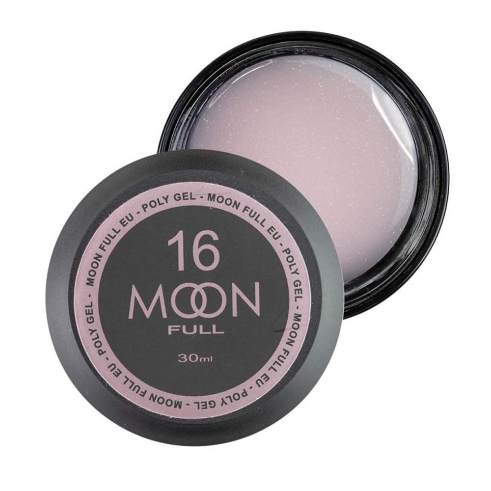 MOON FULL / Poly Gel №16 / білий шоколад із шиммером (Розпродаж. Термін 06.25)
