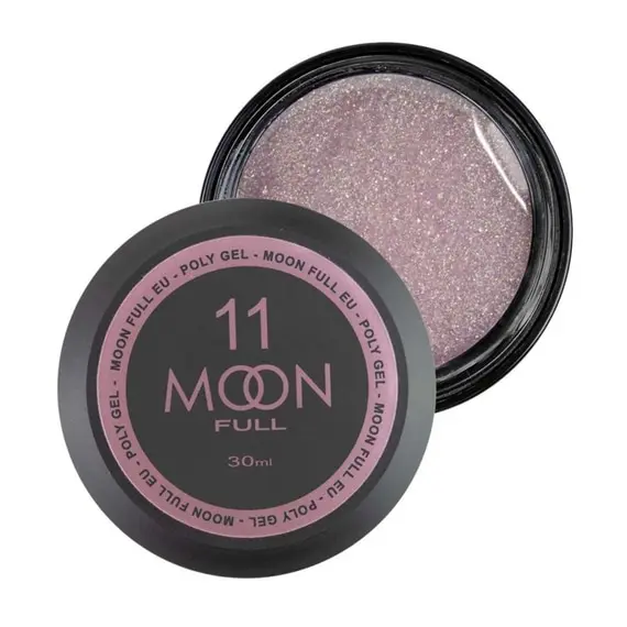 MOON FULL / Poly Gel №11 / легкий рожевий із шиммером (Розпродаж. Термін придатності в описі)