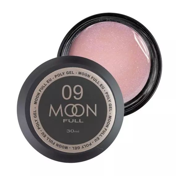 MOON FULL / Poly Gel №09 / натурально-рожевий з шиммером