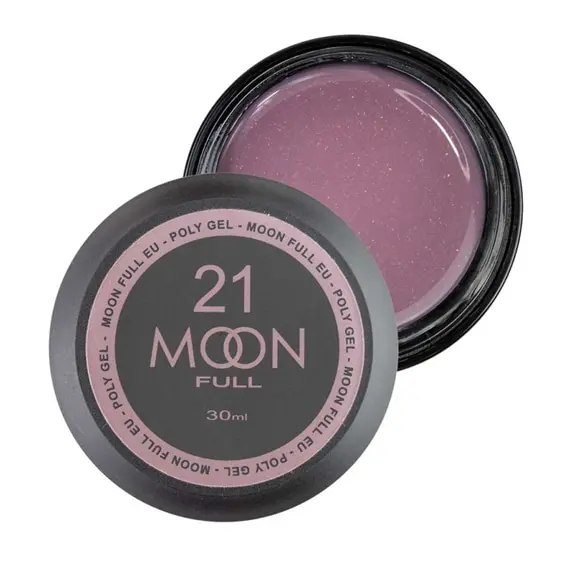 MOON FULL / Poly Gel №21 / рожевий із шиммером (Розпродаж. Термін 06.25)