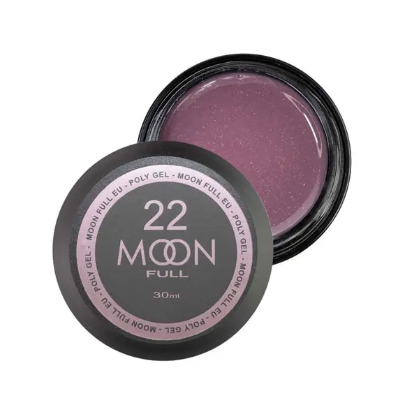 MOON FULL / Poly Gel №22 / рожевий дим із шиммером (Розпродаж. Термін 06.25)