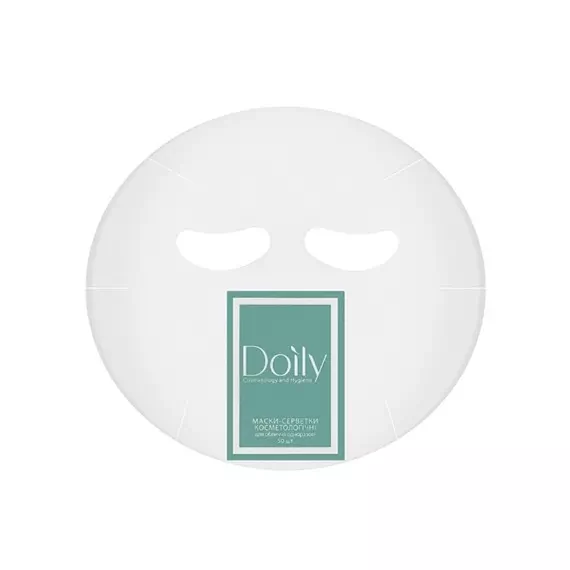 Doily / Маска-серветка косметологічна для обличчя з поліетилену