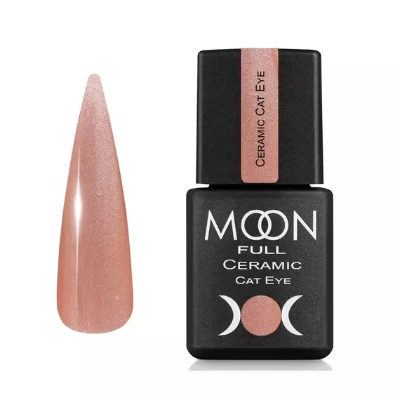 MOON FULL / Гель-лак Ceramic Cat Eye №SC537 / персиковий сатин / 8 мл