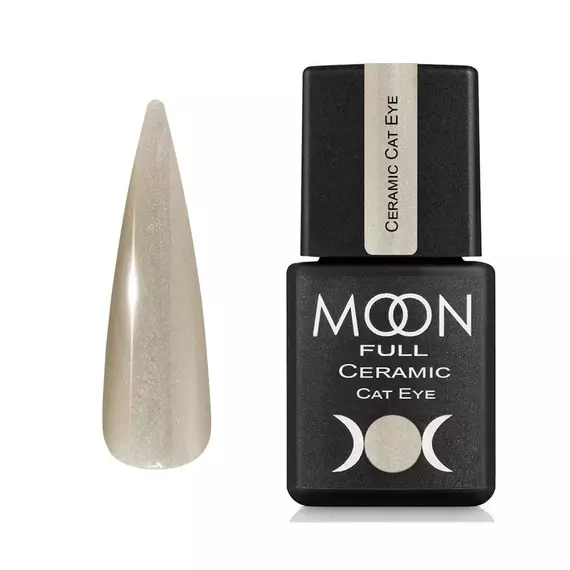 MOON FULL / Гель-лак Ceramic Cat Eye №SC533 / сріблястий міраж / 8 мл