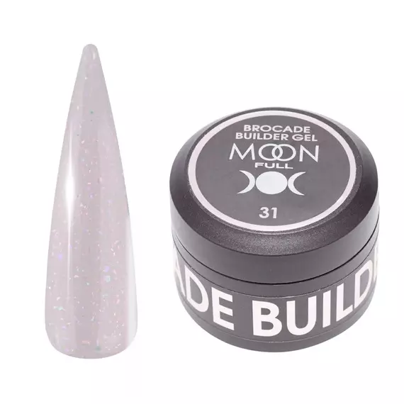 MOON FULL / Brocade Builder gel  / з поталлю / №31