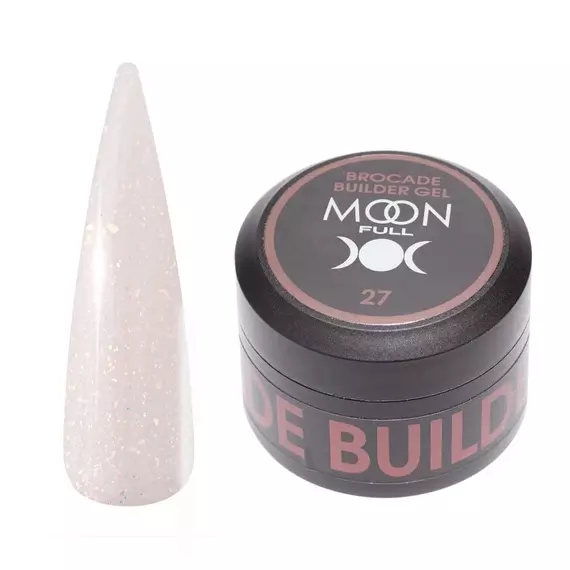 MOON FULL / Brocade Builder gel / з поталлю / №27