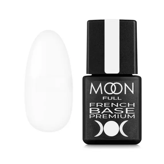 MOON FULL / French Base Premium №20 / білий / 8мл