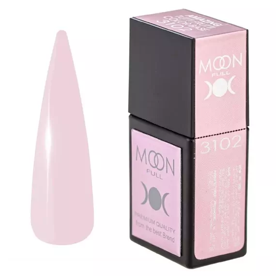 MOON FULL / Amazing Tutti Frutti base №3102 / пастельно рожево-біла / 12 мл