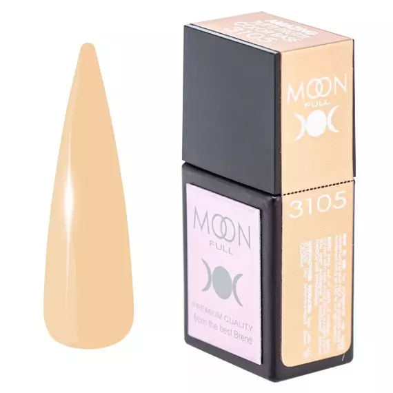 MOON FULL / Amazing Tutti Frutti base №3105 / пастельно персиково-бежевий / 12 мл