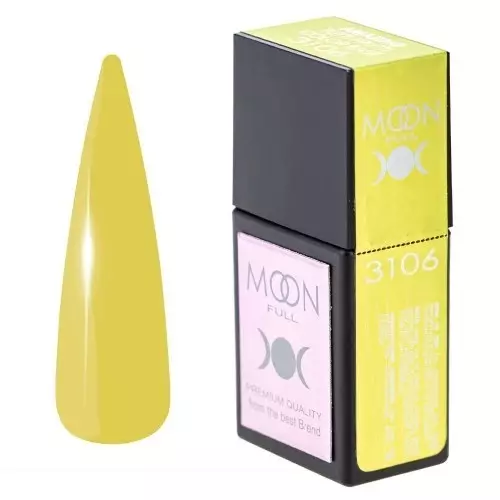 MOON FULL / Amazing Tutti Frutti base №3106 / ніжно-жовта / 12 мл