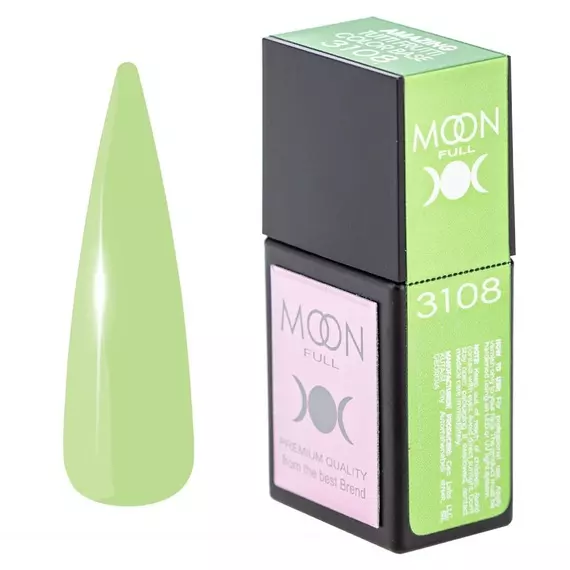 MOON FULL / Amazing Tutti Frutti base №3108 / ніжно-лаймова / 12 мл