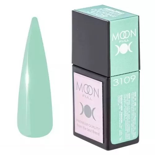 MOON FULL / Amazing Tutti Frutti base №3109 / пастельно-зелена / 12 мл