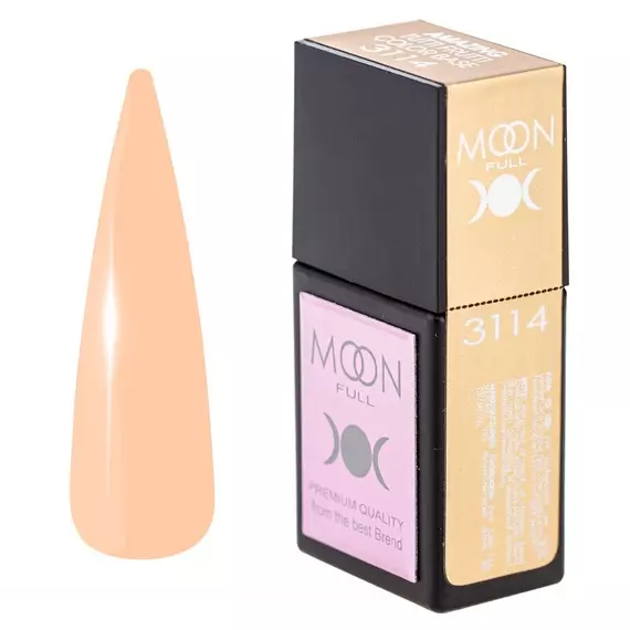 MOON FULL / Amazing Tutti Frutti base №3114 / ніжно-персикова / 12 мл