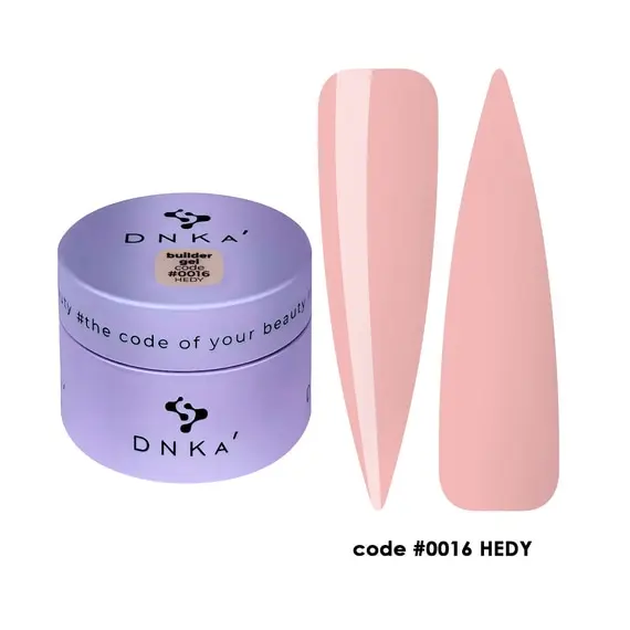 DNKa’ / Builder Gel #0016 / Hedy / персиковий / 30 мл