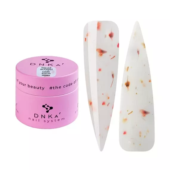 DNKa’ / Liquid Acrygel #0036 / Peony / ніжно-персиковий / 15 мл