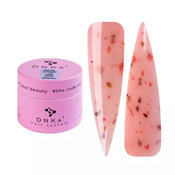 DNKa’ / Liquid Acrygel #0039 / Magnolia / насичений рожевий / 15 мл