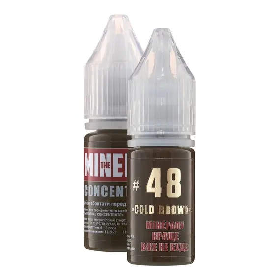 The Mineral / Concentrate / Пігмент №48 Cold Brown / 11 мл
