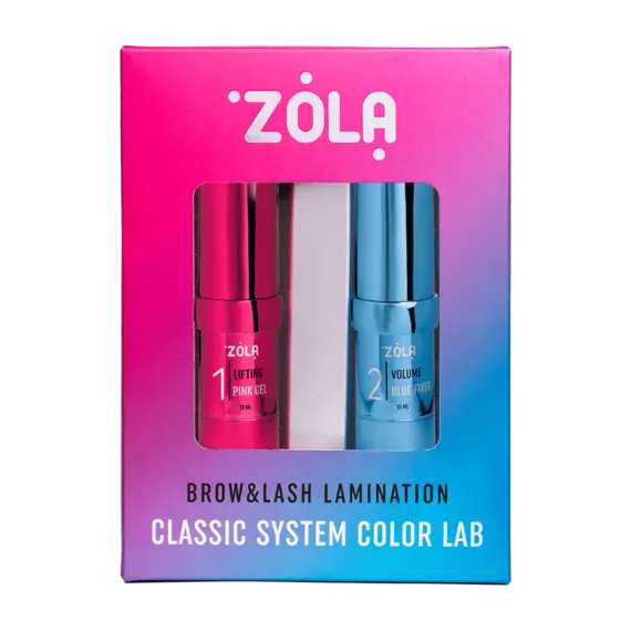 Zola / Набір для ламінування / Brow&Lash Lamination Classic System Color Lab