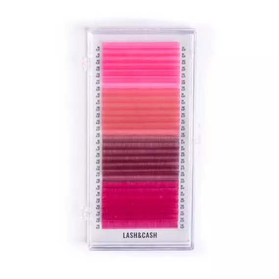 Вії Sculptor / LASH&CASH VIBES PINK / Мікс