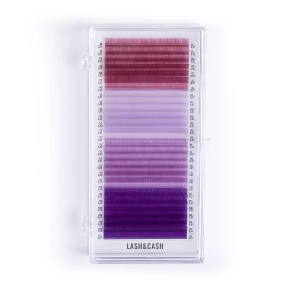 Вії Sculptor / LASH&CASH VIBES VIOLET / Мікс