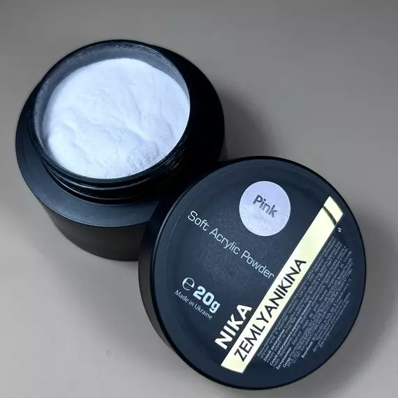 Nika Zemlyanikina / Акриловая пудра / Soft acrylic powder / Pink / 20 г