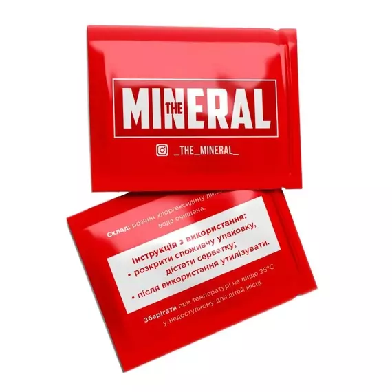 The Mineral / Волога серветка з хлоргексидином
