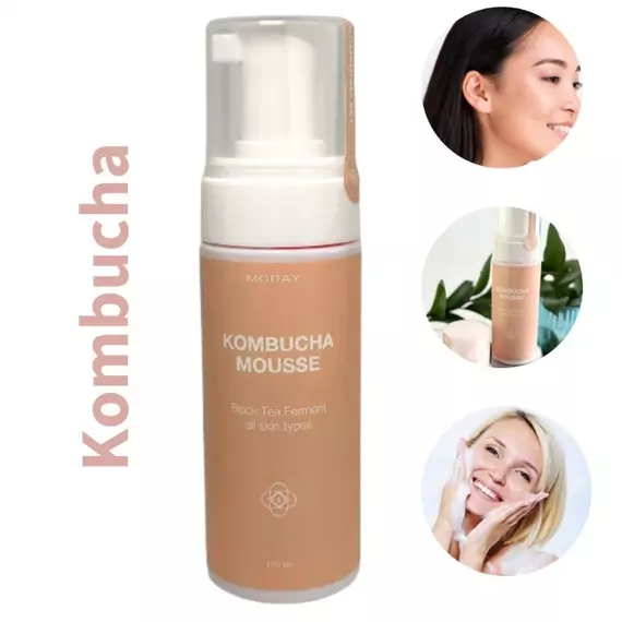 MODAY / Очищаючий мус для обличчя / Kombucha Cleansing Mousse / 150 мл
