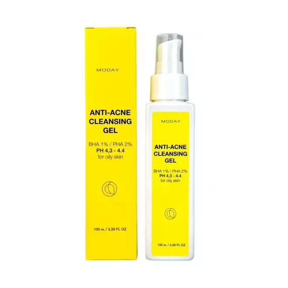 MODAY / Гель для проблемної шкіри / Anti-acne Cleansing gel / 100 мл