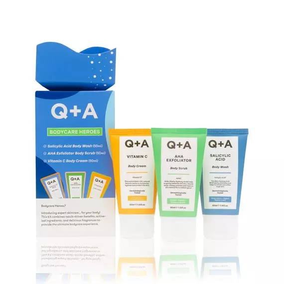 Q+A / Подарунковий набір для тіла / Bodycare Heroes Gift Set