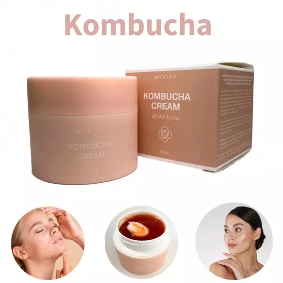 MODAY / Мультифункціональний двухфазний крем для обличчя / Kombucha CREAM / 50 мл