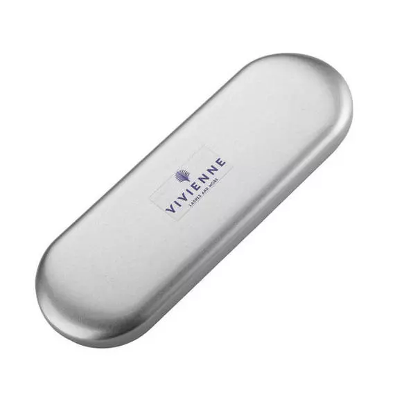 Vivienne / Набір двох пінцетів / Синій металік / L+прямий із вигином