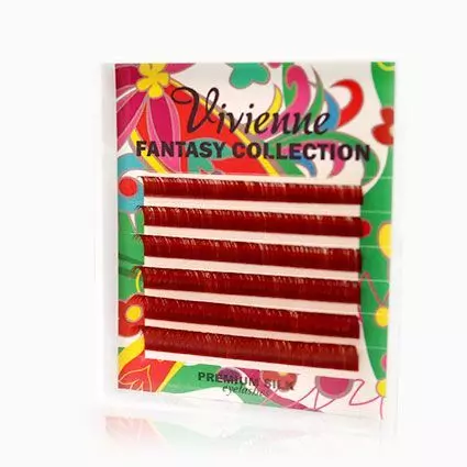 Вії Vivienne Fantasy / Міні мікс / Винні / 6 ліній