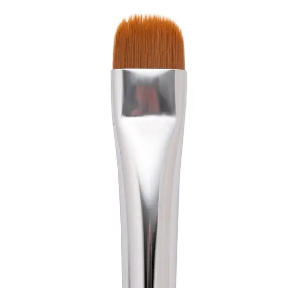 Zola / Овальний широкий пензель для професійного оформлення брів / 10