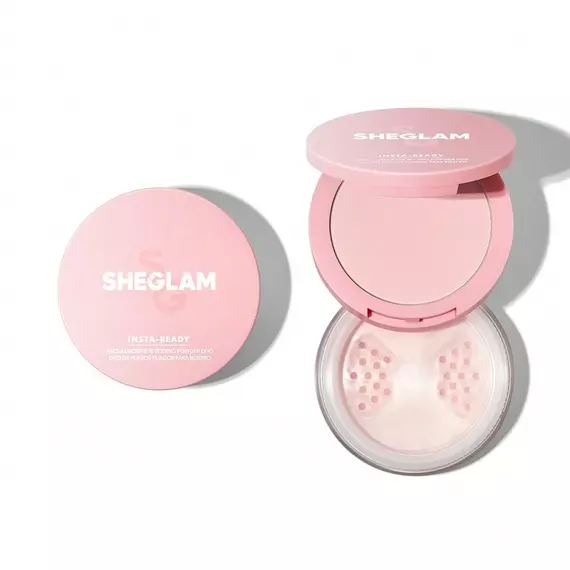 Sheglam / Пудра подвійна для обличчя 2в1 / Insta Ready Face&Under Eye Setting Powder Duo Bubblegum / 7х7 г