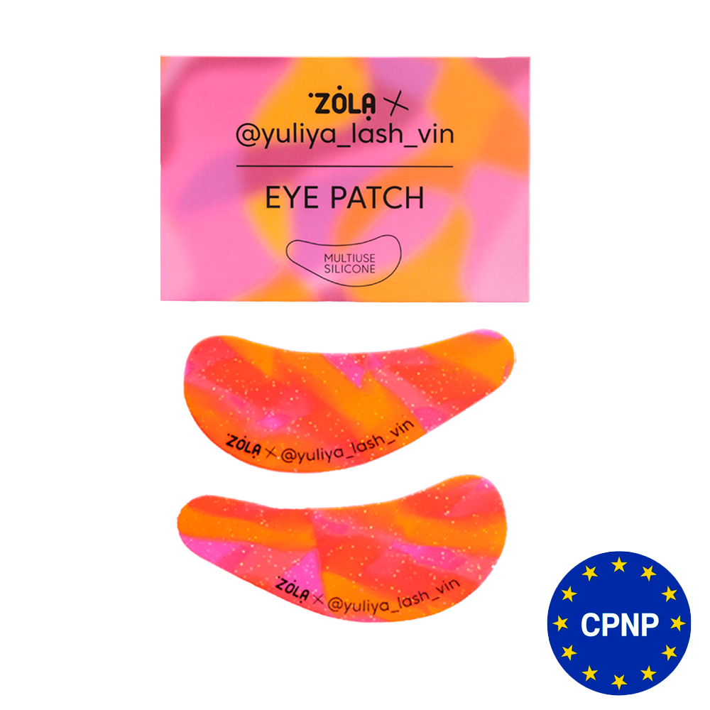 Zola / Yuliya Lash Vin / Багатофункціональні силіконові патчі / Рожево-помаранчеві