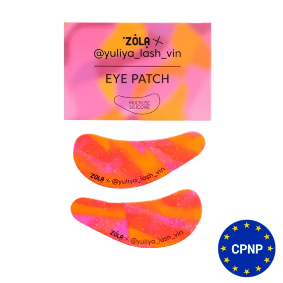 Zola / Yuliya Lash Vin / Багатофункціональні силіконові патчі / Рожево-помаранчеві