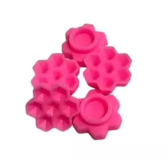 Палетка-міні для клею / Медова сота / рожева