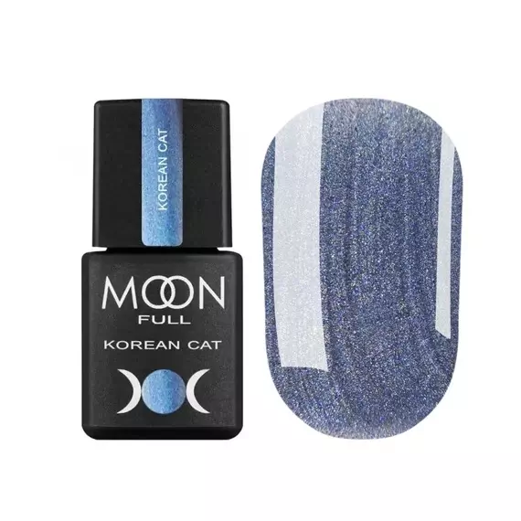 MOON FULL / Гель-лак для нігтів / Korean Cat №02 / Льодовий Блакитний / 8 мл