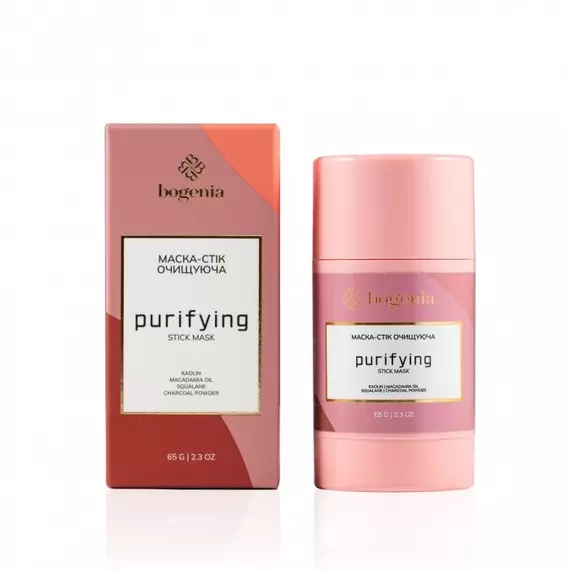 Bogenia / Маска-стік очищуюча для обличчя / Purifying Stick Mask / BG437 №001 / 65 г