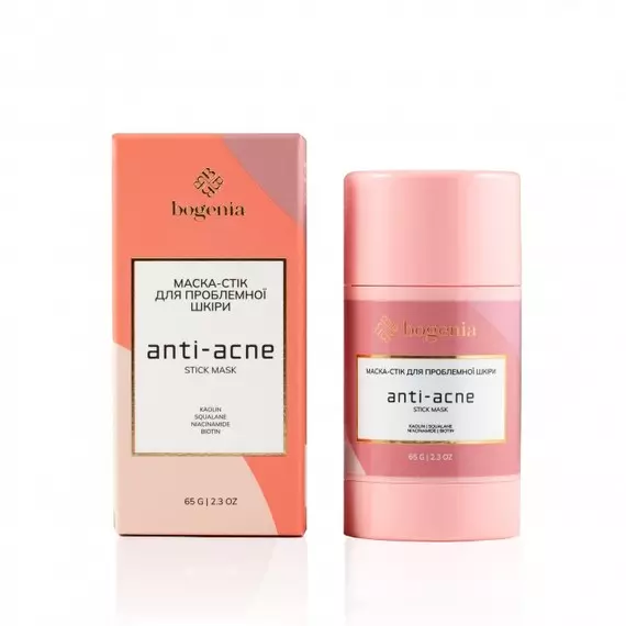 Bogenia / Маска-стік для проблемної шкіри обличчя / Anti-acne Stick Mask / BG437 №002 / 65 г