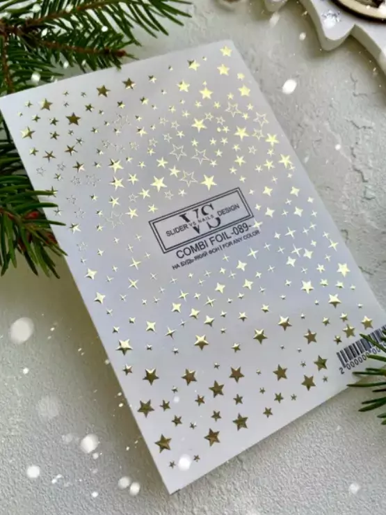 VS Nails /Слайдер дизайн / Combi foil -089-