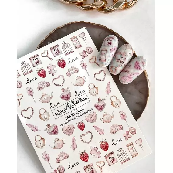 VS Nails / Слайдер дизайн / MAXI -008-