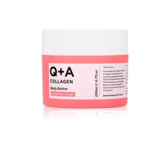 Q+A / Зволожуючий баттер з колагеном / Collagen Body Butter / 200 ml