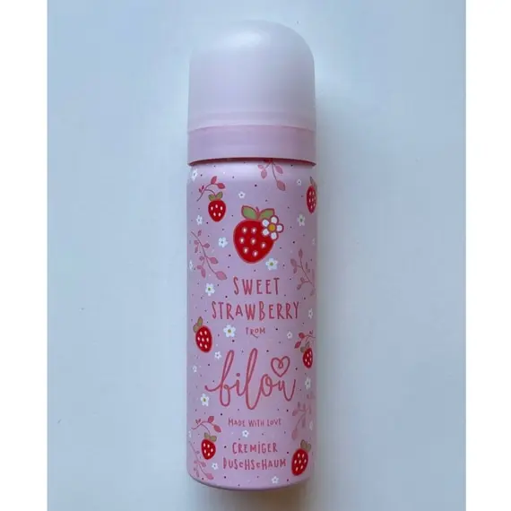 Bilou / Міні-пінка для душу / Sweet Strawberry / 50 мл